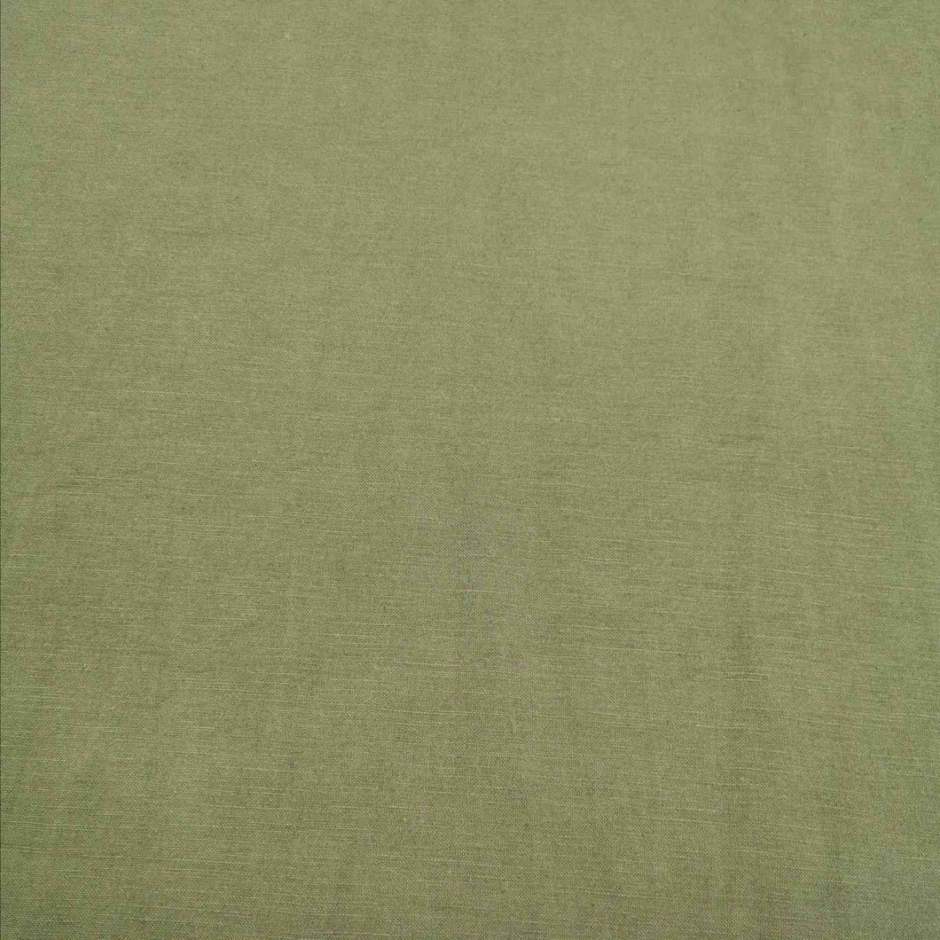 Arcadia Linen Viscose Blend, Khaki - 1/4metre