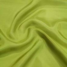 Load image into Gallery viewer, 100% Silk Habutae, Chartreuse - $44 per metre ($11.00 - 1/4 metre)