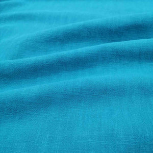 100% Linen, Pumice Wash, Turquoise - $40 per metre ($10.00 - 1/4 metre)