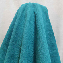 Load image into Gallery viewer, 100% Linen, Pumice Wash, Turquoise - $40 per metre ($10.00 - 1/4 metre)