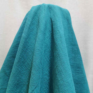 100% Linen, Pumice Wash, Turquoise - $40 per metre ($10.00 - 1/4 metre)