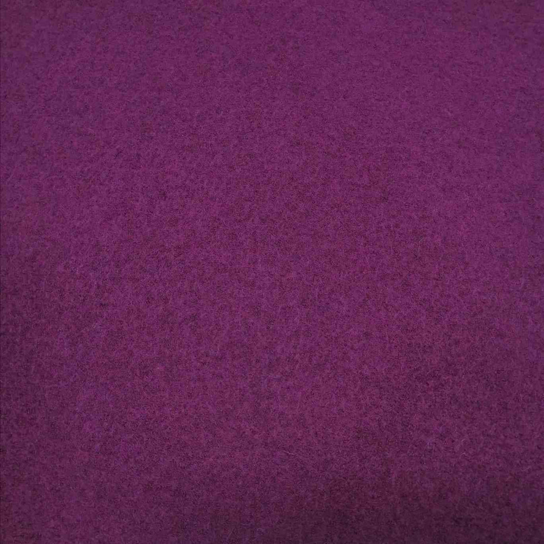 100% Boiled Australian Merino Wool in Currant - $86 per metre ($21.50 - 1/4 metre)