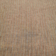 Load image into Gallery viewer, 100% Linen, Bronze Stripe - $32 per metre ($8.00 - 1/4 metre)