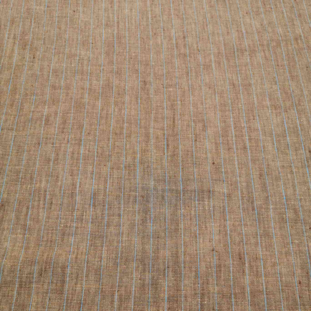 100% Linen, Bronze Stripe - $32 per metre ($8.00 - 1/4 metre)