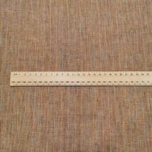 Load image into Gallery viewer, 100% Linen, Bronze Stripe - $32 per metre ($8.00 - 1/4 metre)