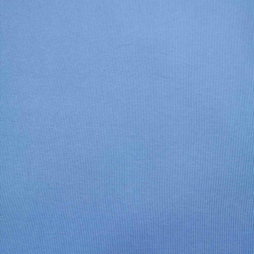 Ribbed Cotton Jersey, Soft Denim - $31 per metre ($7.75 - 1/4 metre)