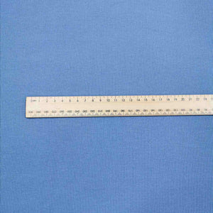 Ribbed Cotton Jersey, Soft Denim - $31 per metre ($7.75 - 1/4 metre)