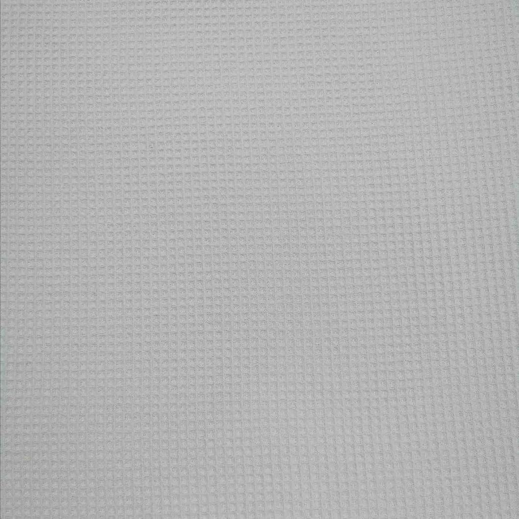 100 % Cotton Waffle Weave, White -  $30 per metre ($7.50 - 1/4 metre)