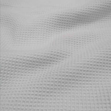 Load image into Gallery viewer, 100 % Cotton Waffle Weave, White -  $30 per metre ($7.50 - 1/4 metre)