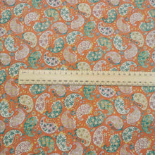 Load image into Gallery viewer, 100% Cotton Lawn, Springtime Paisley    - $30 per metre ($7.50 - 1/4 metre)