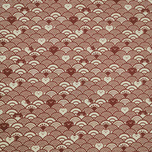 Load image into Gallery viewer, 100% Cotton Dobby, Incognito Cats in Umber  - $32 per metre ($8.00 - 1/4 metre)