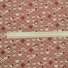 Load image into Gallery viewer, 100% Cotton Dobby, Incognito Cats in Umber  - $32 per metre ($8.00 - 1/4 metre)