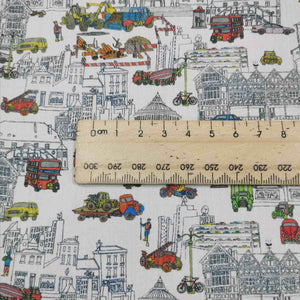 Liberty 100% Organic Cotton Tana Lawn, London's Calling A - $60 per metre ($15.00 - 1/4 metre)