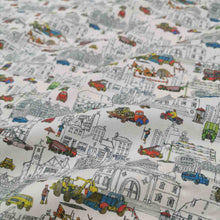 Load image into Gallery viewer, Liberty 100% Organic Cotton Tana Lawn, London&#39;s Calling A - $60 per metre ($15.00 - 1/4 metre)