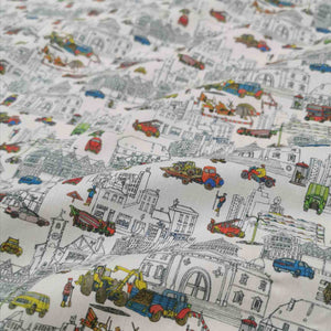 Liberty 100% Organic Cotton Tana Lawn, London's Calling A - $60 per metre ($15.00 - 1/4 metre)