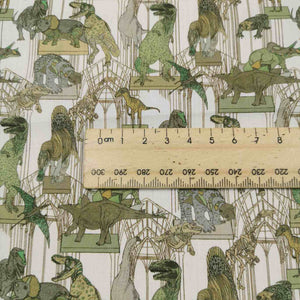 Liberty 100% Organic Cotton Tana Lawn, Claws Roars N Dinosaurs A - $60 per metre ($15.00 - 1/4 metre)