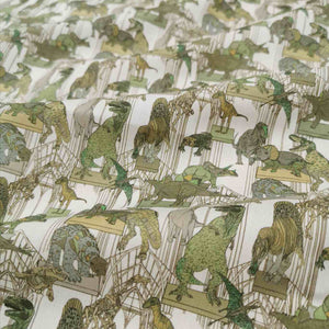 Liberty 100% Organic Cotton Tana Lawn, Claws Roars N Dinosaurs A - $60 per metre ($15.00 - 1/4 metre)