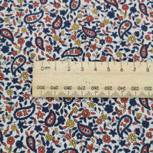 Load image into Gallery viewer, 100% Cotton, Paisley in Miniature - $38 per metre ($9.50 - 1/4 metre)