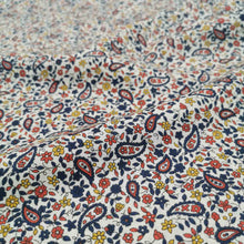 Load image into Gallery viewer, 100% Cotton, Paisley in Miniature - $38 per metre ($9.50 - 1/4 metre)