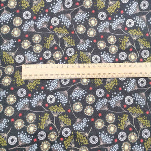 100% Brushed Cotton Flannelette, New Forest - $32 per metre ($8.00 - 1/4 metre)