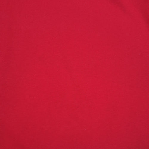 100% Cotton Jersey, Red - $18 per metre ($4.50 - 1/4 metre)