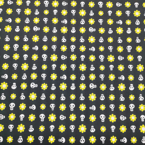 Ruby Star 100% Cotton, Good Spirits, Skulls - $34 per metre ($8.50 - 1/4 metre)