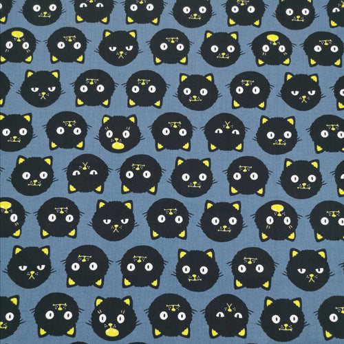 Ruby Star 100% Cotton, Good Spirits, Cats - $34 per metre ($8.50 - 1/4 metre)