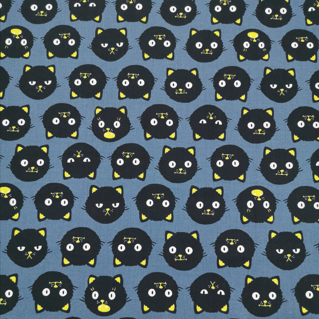 Ruby Star 100% Cotton, Good Spirits, Cats - $34 per metre ($8.50 - 1/4 metre)