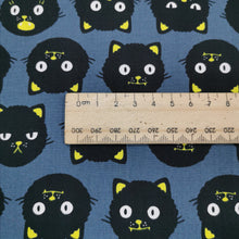 Load image into Gallery viewer, Ruby Star 100% Cotton, Good Spirits, Cats - $34 per metre ($8.50 - 1/4 metre)