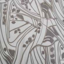 Load image into Gallery viewer, Viscose Linen Blend, Chai Lines  - 1/4metre