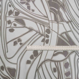 Viscose Linen Blend, Chai Lines  - 1/4metre