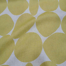 Load image into Gallery viewer, Kokka Linen Cotton Canvas, Natural Dots in Yellow - 1/4 metre