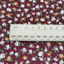 Load image into Gallery viewer, Cecily 100% Cotton Pinwale Cord, Maroon - 1/4metre