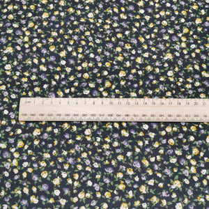 Cecily 100% Cotton Pinwale Cord, Grey - 1/4metre