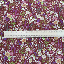Load image into Gallery viewer, Audrey 100% Cotton Pinwale Cord, Maroon- 1/4metre