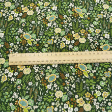 Load image into Gallery viewer, Audrey 100% Cotton Pinwale Cord, Green 1/4metre