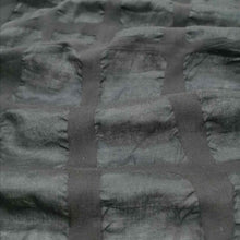 Load image into Gallery viewer, 100% Cotton Voile, Giant Seersucker , Black - 1/4 metre