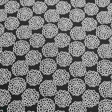 Load image into Gallery viewer, Kobayashi Poplin 100% Cotton Black Chrysanthemum - 1/4 metre