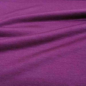 Kumo Japanese Wool Jersey, Claret - 1/4 metre