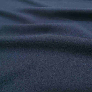 100% Wool, Dark Navy Crepe - 1/4 metre