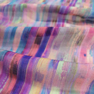 Silk Cotton, Impressionist Sunset - 1/4 metre