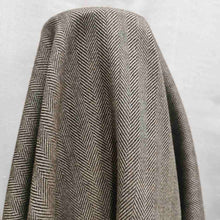 Load image into Gallery viewer, Annie 100% Wool Herringbone, Walnut - 1/4 metre