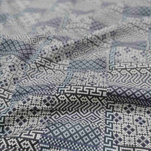 100% Cotton Tana Lawn, Mosaics, Blue - 1/4 metre