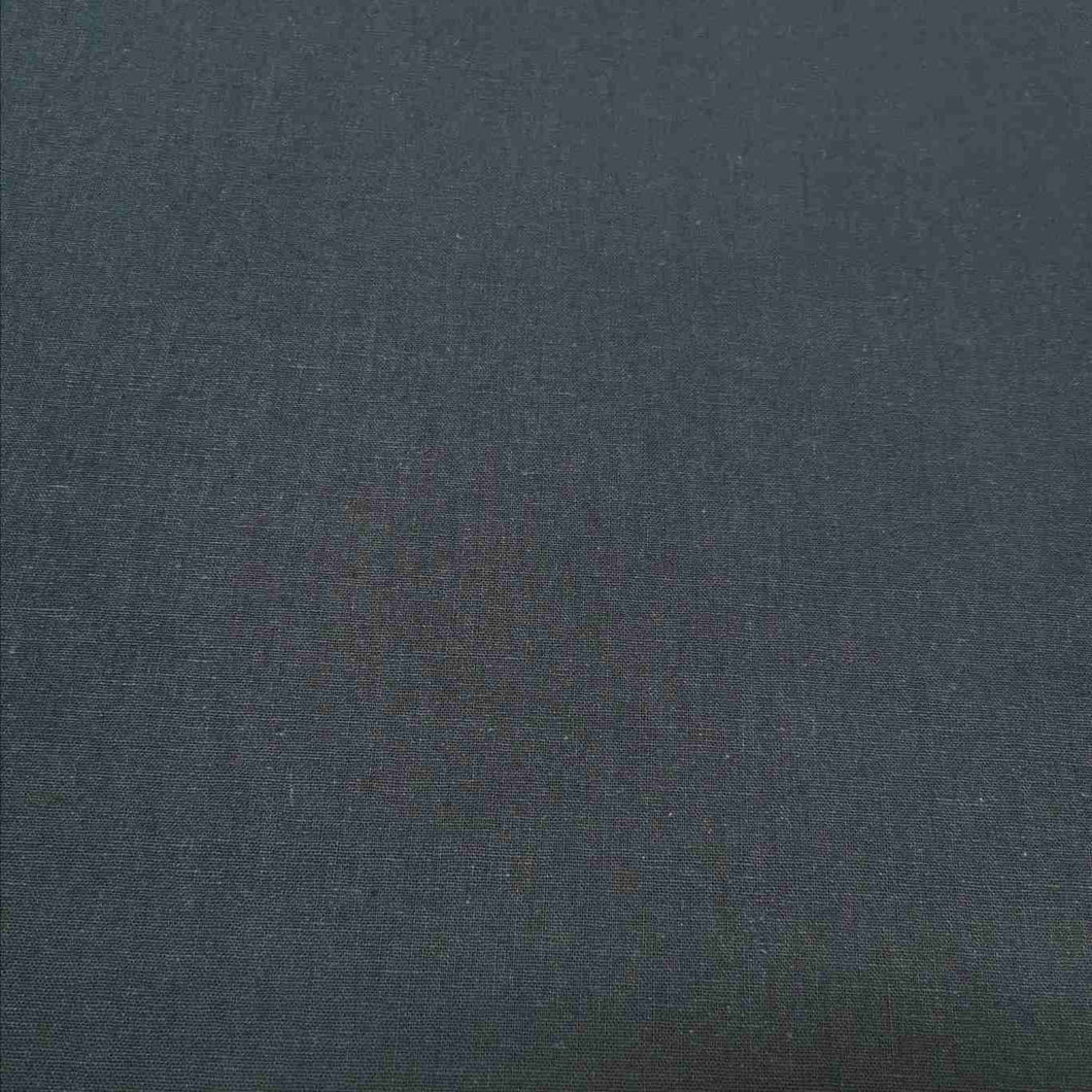 Linen Cotton Blend, Black - 1/4 metre