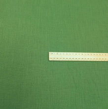 Load image into Gallery viewer, Close up flat lay of Jackson Ramie Cotton, Green, ruler included for scale, for sale at Minerva's Bower