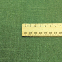 Load image into Gallery viewer, Flat lay of Jackson Ramie Cotton, Green, ruler included for scale, for sale at Minerva's Bower