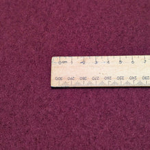 Load image into Gallery viewer, Flat lay of Heavyweight Japanese Boiled 100% Wool Claret for sale at Minerva's Bower