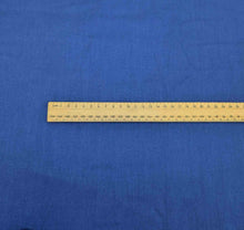 Load image into Gallery viewer, Flat lay of Japanese Brushed Cotton, Cobalt. Available at  Minerva&#39;s Bower. Ruler included for scale