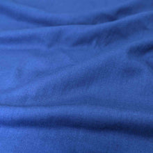 Load image into Gallery viewer, Flat lay of Japanese Brushed Cotton, Cobalt. Available at  Minerva&#39;s Bower. Fabric draped to show how it handles