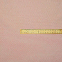 Load image into Gallery viewer, Flat lay of Japanese 100%Cotton Yarn Dyed Dobby, Pink, ruler included for scale- for sale at Minerva's Bower